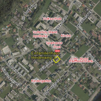 Gepflegtes Einfamilienhaus in bester Lage - Feldkirch - Übersichtsplan - Amann Immobilien