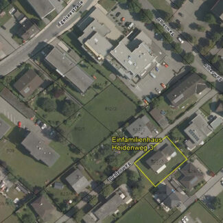 Gepflegtes Einfamilienhaus in bester Lage - Feldkirch - Katasterplan - Amann Immobilien