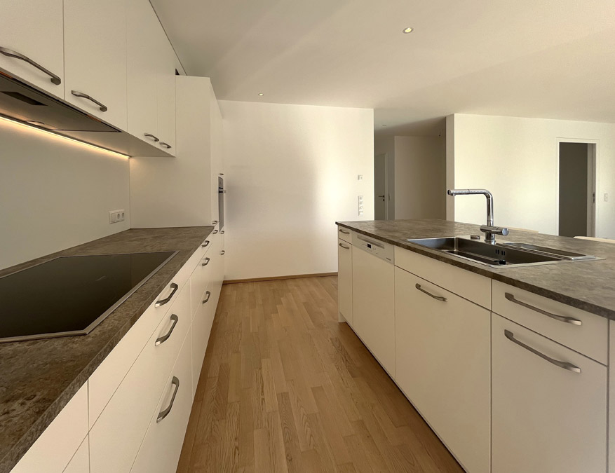 Attraktive, neuwertige 3-Zimmer-Dachterrassenwohnung in Götzis - Tischlerküche von Schwab - Amann Immobilien