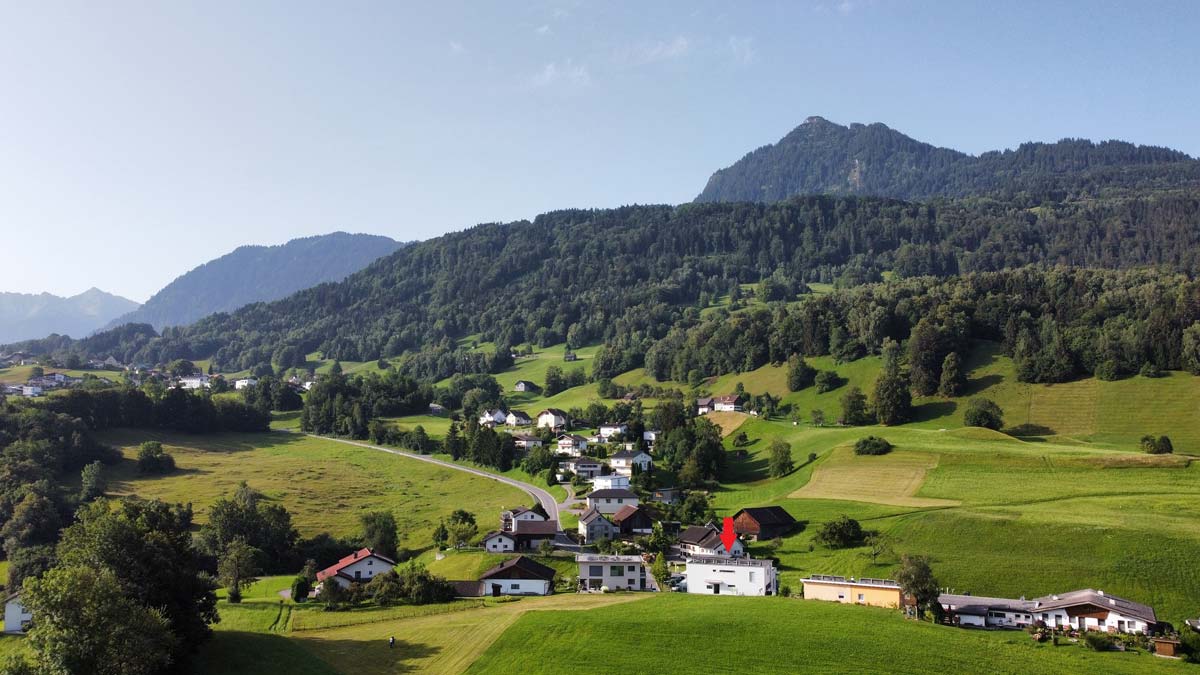 Geräumige 4-Zi-Wohnung im Grünen - Nenzing - Blick nach Süden, Gurtisspitze - Amann Immobilien