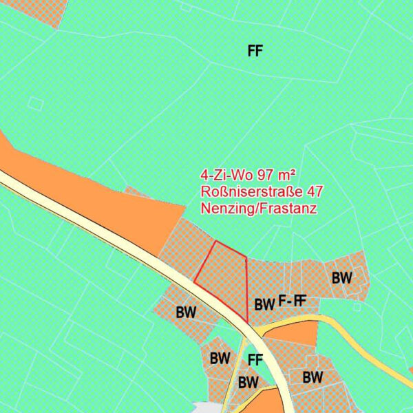Geräumige 4-Zi-Wohnung im Grünen - Nenzing - Flächenwidmungsplan - Amann Immobilien