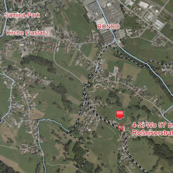 Geräumige 4-Zi-Wohnung im Grünen - Nenzing - Übersichtsplan - Amann Immobilien