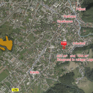 2 Grundstücke in ruhiger und zentrumsnaher Lage - Übersichtsplan - Hohenems - Amann Immobilien