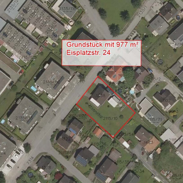 Grundstück in Hohenems mit 977 m2 - beliebig teilbar - Grundstück - Amann Immobilien