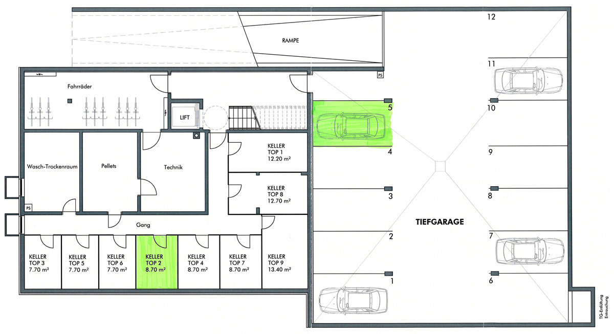 Neuwertige 2-Zimmer-Gartenwohnung in Sulz - Amann Immobilien