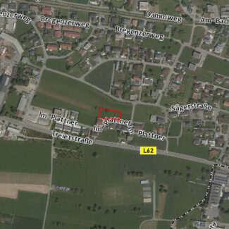 Baugründe in variabler Größe in Klaus - Übersichtsplan - Amann Immobilien