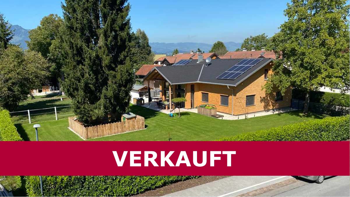 Einfamilienhaus mit großem Grund in Feldkirch - VERKAUFT - Amann Immobilien