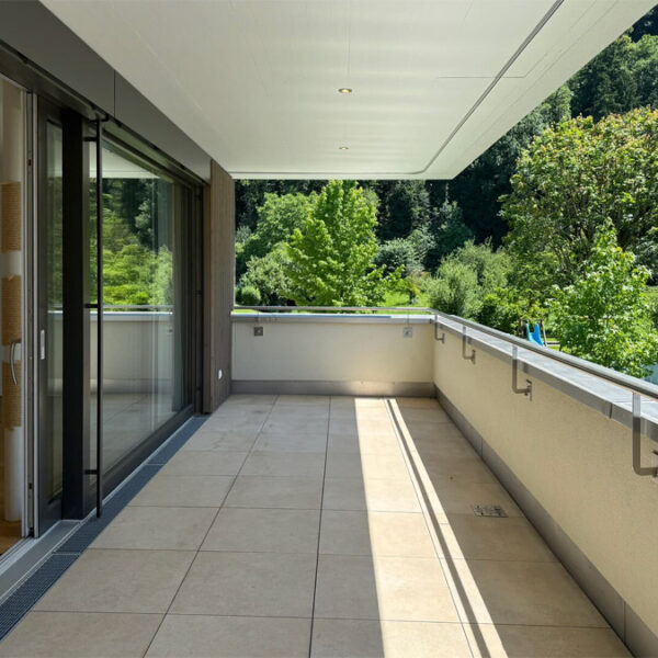 Stadtnahe 4-Zimmerwohnung in Feldkirch - Terrasse Blick Osten - Amann Immobilien