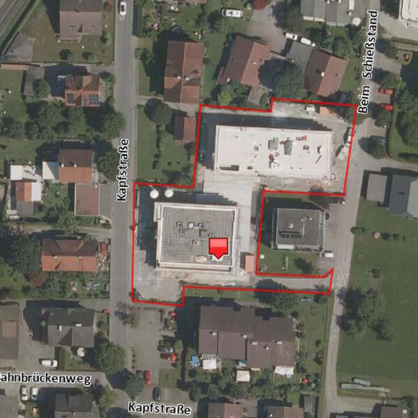 Stadtnahe 4-Zimmerwohnung in Feldkirch - Katasterplan - Amann Immobilien