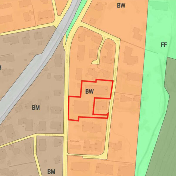 Stadtnahe 4-Zimmerwohnung in Feldkirch - Flächenwidmungsplan - Amann Immobilien