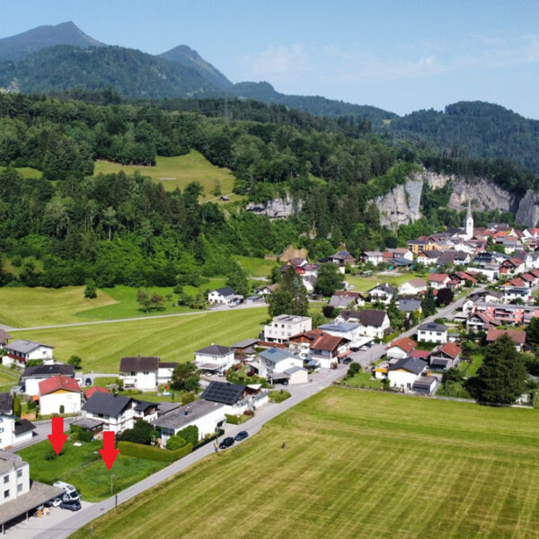 Baugründe Bürs - Blick Richtung Nordwest - Amann Immobilien