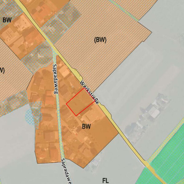 Baugründe in Bürs - Flächenwidmungsplan - Amann Immobilien