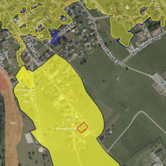 Baugründe in Bürs - Gefahrenzonenplan - Amann Immobilien