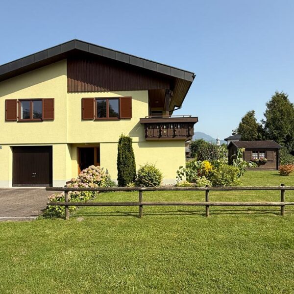 Einfamilienhaus mit großem Garten in Meiningen - Westansicht - Amann Immobilien