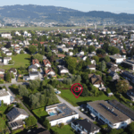 Attraktives Baugrundstück in Lustenau - Blick Richtung Schweiz - Amann Immobilien