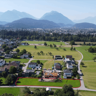 Attraktives Grundstück in Sulz - Blick Richtung Süden - Amann Immobilien