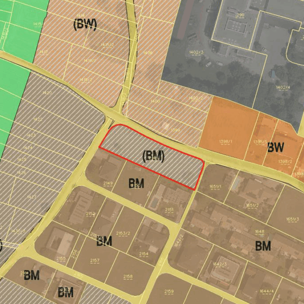 Attraktives Grundstück in Sulz - Flächenwidmungsplan - Amann Immobilien