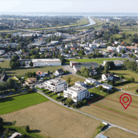 Grundstück mit Entwicklungspotential in Lustenau - Blick Richtung Bodensee - Amann Immobilien