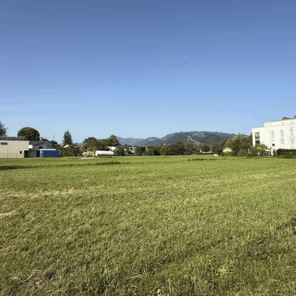 Grundstück mit Entwicklungspotential in Lustenau - Blick Richtung Südwesten - Amann Immobilien