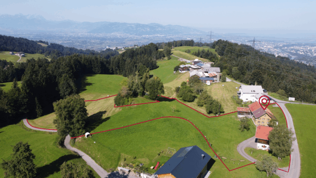 Landwirtschaftliche Liegenschaft in Bildstein - Bauernhof 6 Hektar - Amann Immobilien