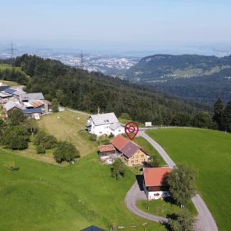 Landwirtschaftliche Liegenschaft in Bildstein - Bauernhof Blick Richtung Bodensee - Amann Immobilien