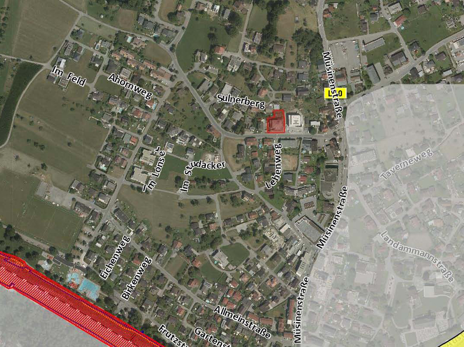 4-Zimmer-Wohnung mit 106 m2 in Sulz - Gefahrenzonenplan - Amann Immobilien