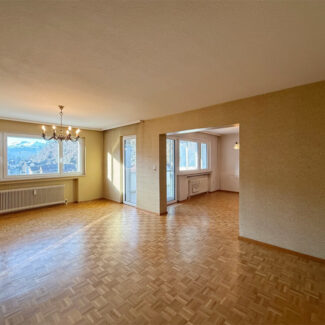 4-Zimmer-Wohnung mit Aussicht in Feldkirch Levis - Wohnzimmer - Amann Immobilien