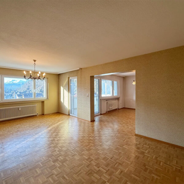 4-Zimmer-Wohnung mit Aussicht in Feldkirch Levis - Wohnzimmer - Amann Immobilien