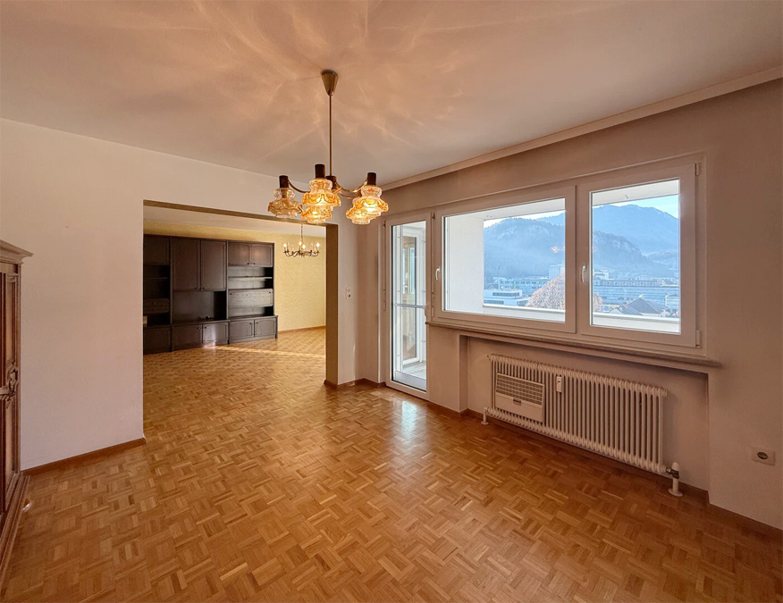 4-Zimmer-Wohnung mit Aussicht in Feldkirch Levis - Wohnzimmer - Amann Immobilien