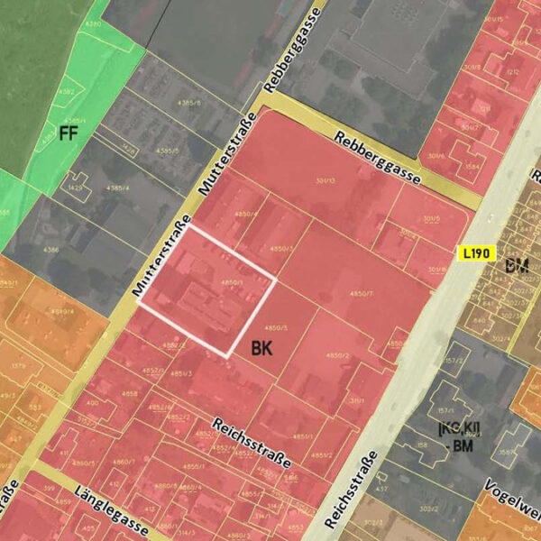 4-Zimmer-Wohnung mit Aussicht in Feldkirch Levis - Flächenwidmungsplan - Amann Immobilien