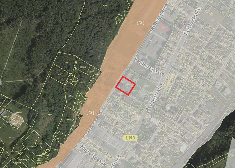 4-Zimmer-Wohnung mit Aussicht in Feldkirch Levis - Gefahrenzonenplan - Amann Immobilien