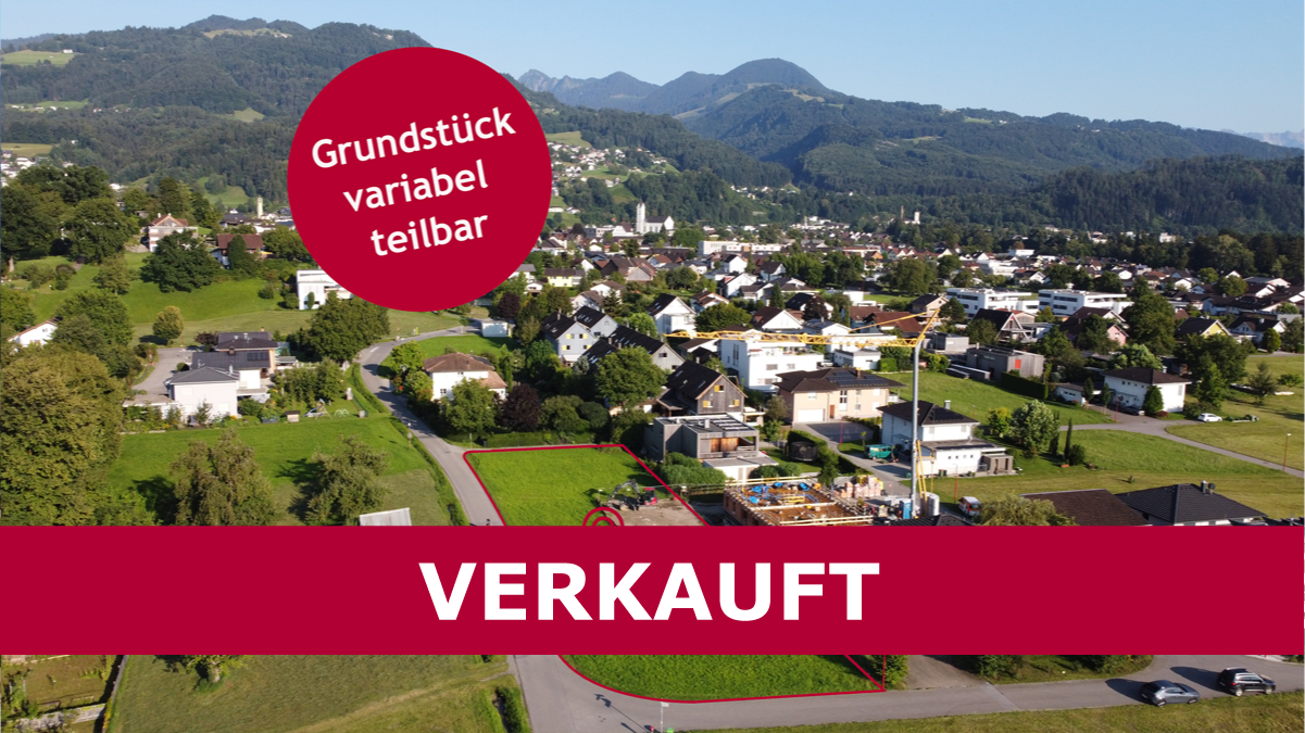 Attraktives Grundstück in Sulz - Amann Immobilien - VERKAUFT