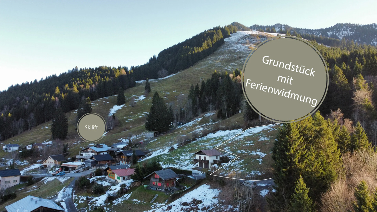 Grundstück für ein Ferienhaus - Frastanz Bazora - Amann Immobilien