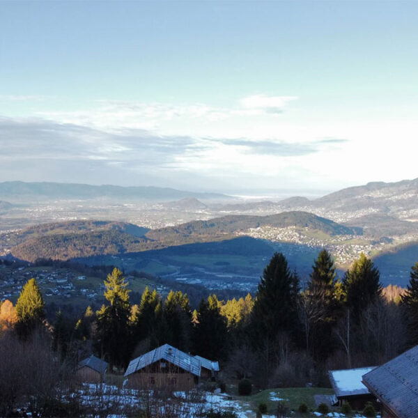 Grundstück für ein Ferienhaus - Frastanz - Bazora - Ausblick ins Tal - Amann Immobilien