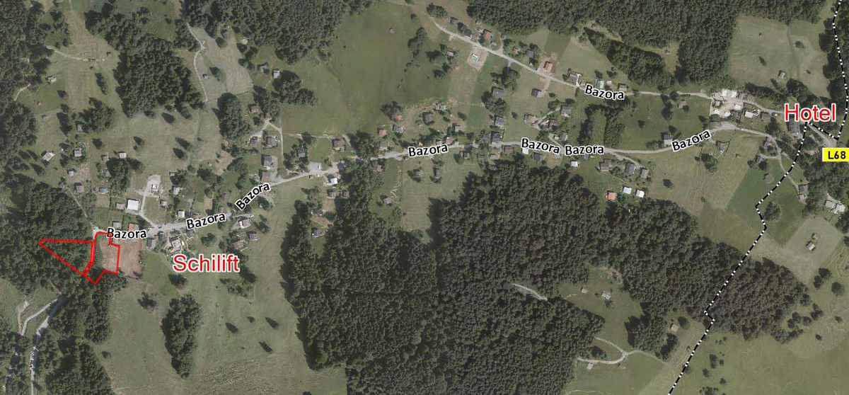 Grundstück für ein Ferienhaus - Frastanz Bazora - Übersichtsplan - Amann Immobilien