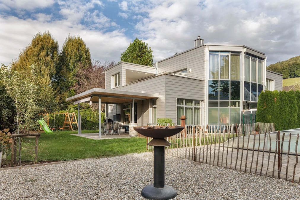 Modernes Wohnen und Arbeiten in einem Haus - Weiler - Garten - Amann Immobilien