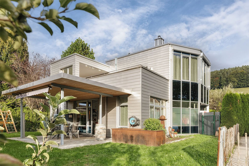 Modernes Wohnen und Arbeiten in einem Haus - Weiler - Garten - Amann Immobilien