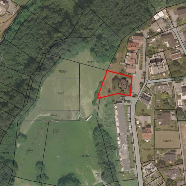 Villa Schönblick in Götzis - Katasterplan - Amann Immobilien