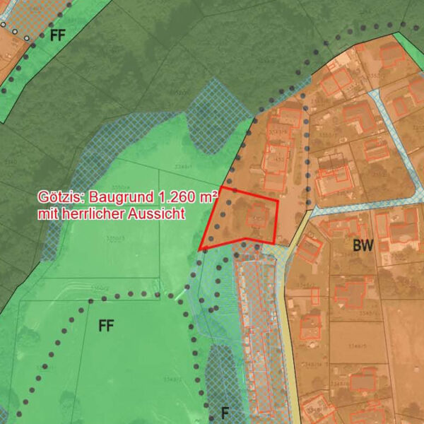 Villa Schönblick in Götzis - Flächenwidmungsplan - Amann Immobilien