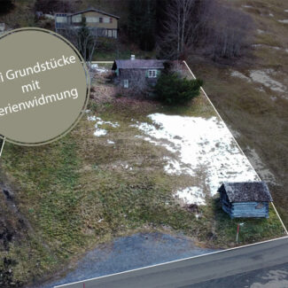 Zwei Grundstücke mit Ferienhauswidmung und Hütte - Liegenschaft mit Ferienhauswidmung in den Alpen - Amann Immobilien