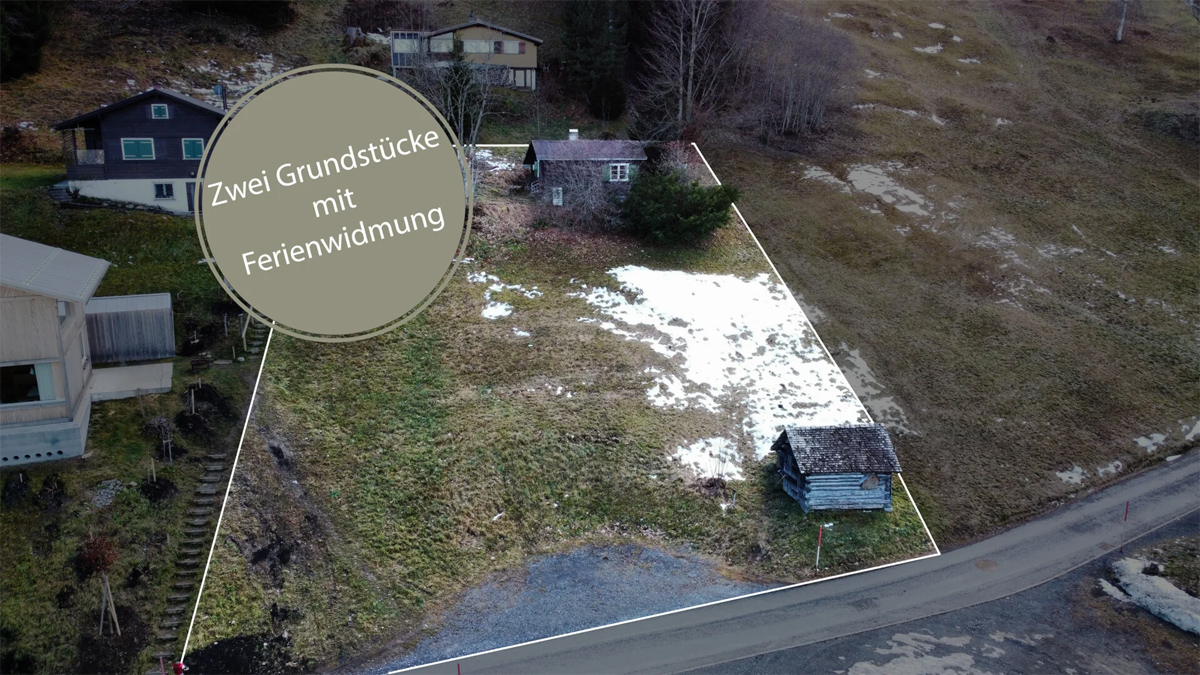 Zwei Grundstücke mit Ferienhauswidmung und Hütte - Liegenschaft mit Ferienhauswidmung in den Alpen - Amann Immobilien