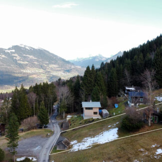 Zwei Grundstücke mit Ferienhauswidmung und Hütte - Frastanz Bazora - Blick in den Walgau - Amann Immobilien