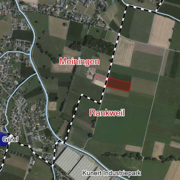 Landwirtschaftliche Fläche in Rankweil-Brederis - Übersichtsplan - Amann Immobilien