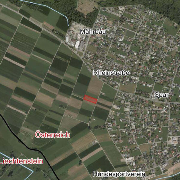 Landwirtschaftliche Grundstücke in Feldkirch-Nofels - Übersichtsplan - Amann Immobilien