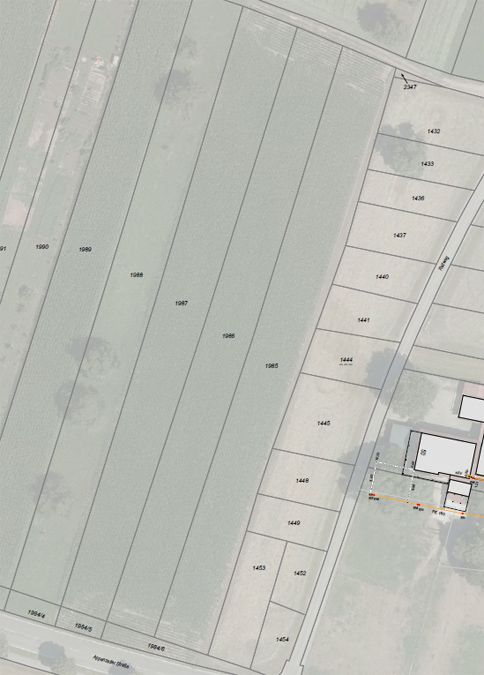 Landwirtschaftliche Grundstücke in Rankweil - Bestandsplan Erdgas - Amann Immobilien