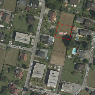 Baugrund in Feldkirch-Altenstadt - Katasterplan - Amann Immobilien