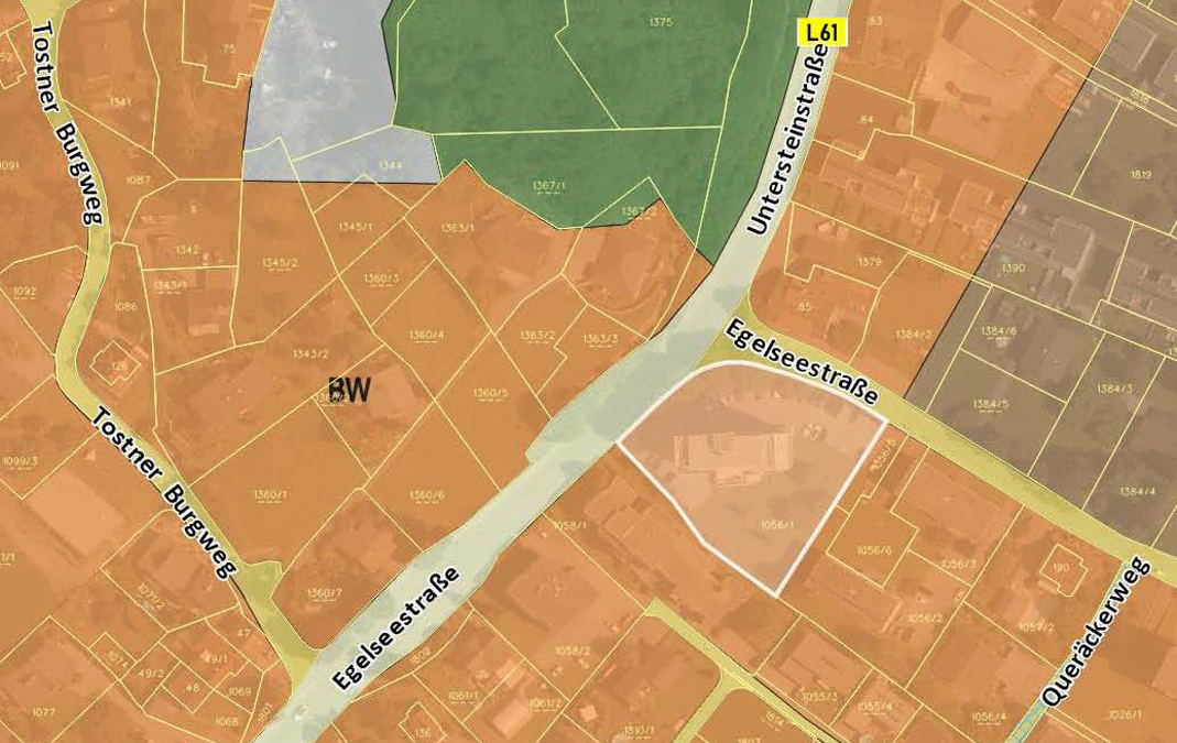 Großzügige 3-Zimmer-Wohnung in Feldkirch-Tosters - Flächenwidmungsplan - Amann Immobilien