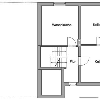 Einfamilienhaus in Rankweil - Grundriss Kellergeschoss - Amann Immobilien