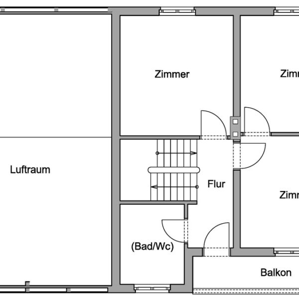 Einfamilienhaus in Rankweil - Grundriss Obergeschoss - Amann Immobilien