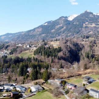 Grundstück mit herrlichem Panorama in Ludesch - Amann Immobilien - Dieser Grund grenzt im Norden an Freifläche -Freihaltegebiet